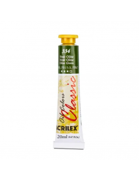 Oil Colors 334 Verde Oliva 20ml ACRILEX