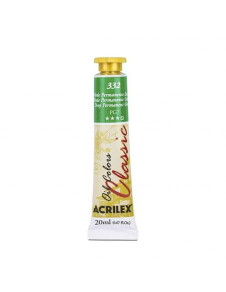 Oil Colors 332 Verde Permanente Oscuro 20ml ACRILEX