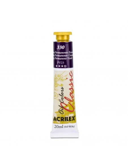 Oil Colors 330 Violeta Permanente Oscuro 20ml ACRILEX