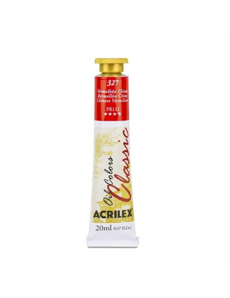 Oil Colors 327 Bermellón Chino 20ml ACRILEX
