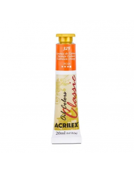 Oil Colors 325 Naranja Cadmio 20ml ACRILEX