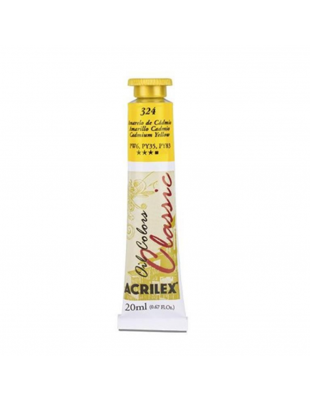 Oil Colors 324 Amarillo Cadmio 20ml ACRILEX