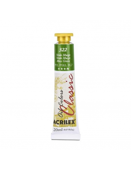 Oil Colors 322 Verde Musgo 20ml ACRILEX