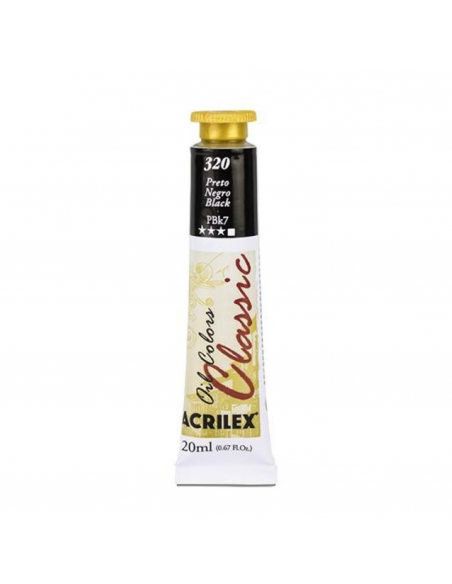 Oil Colors 320 Negro 20ml ACRILEX