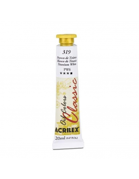 Oil Colors 319 Blanco de Titanio 20ml ACRILEX