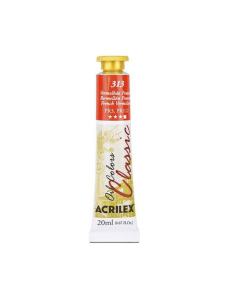 Oil Colors 313 Rojo Francés 20ml ACRILEX
