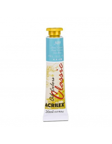 Oil Colors 309 Azul Celeste 20ml ACRILEX