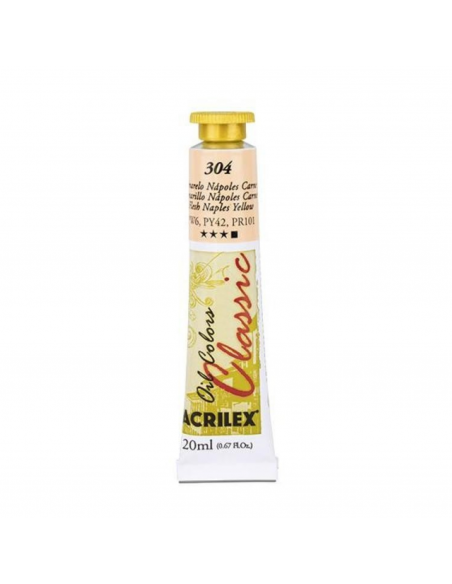 Oil Colors 304 Amarillo Nápoles Carne 20ml ACRILEX