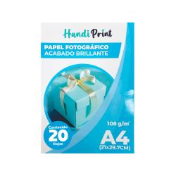 Papel Fotográfico Brillante A4 LIDEART