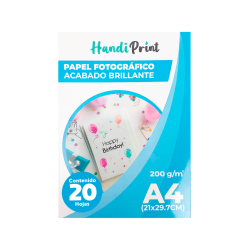 Papel Fotográfico Brillante A4 LIDEART