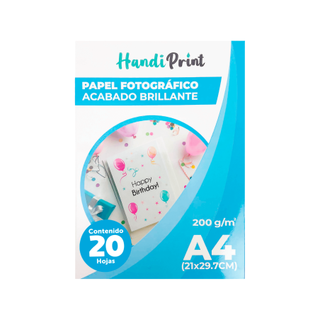 Papel Fotográfico Brillante A4 LIDEART