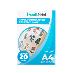 Papel Fotográfico Adhesivo Mate LIDEART