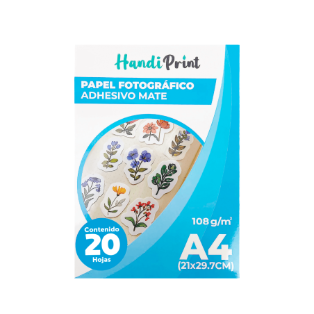Papel Fotográfico Adhesivo Mate LIDEART