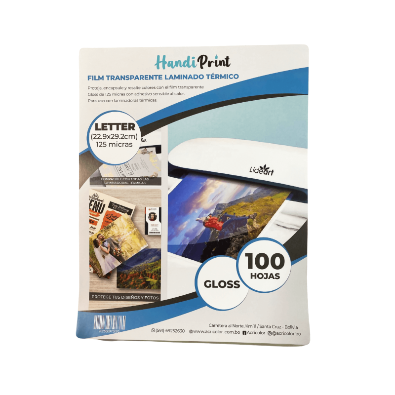 Lamina para Plastificar Letter LIDEART