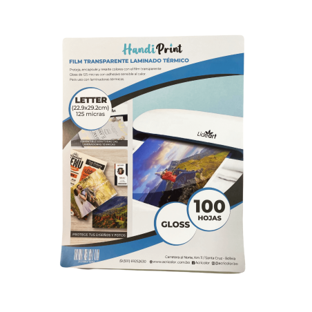 Lamina para Plastificar Letter LIDEART
