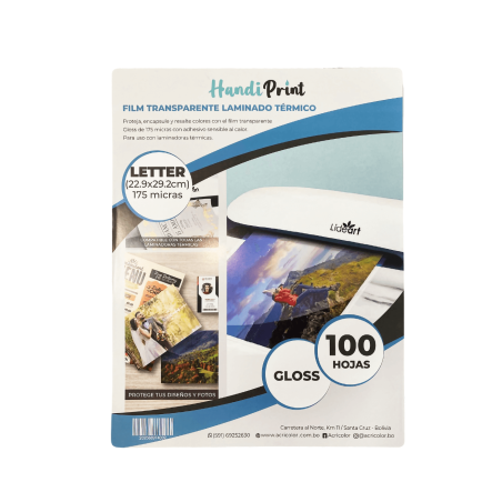 Lamina para Plastificar Letter LIDEART