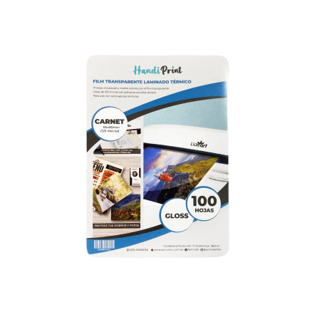 Lamina para Plastificar Carnet  LIDEART