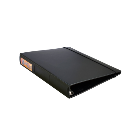 Carpeta tres anillos color negro, ACRIMET