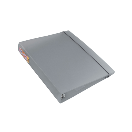Carpeta tres anillos color humo, ACRIMET