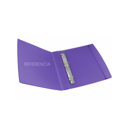 Carpeta tres anillos color cristal, ACRIMET