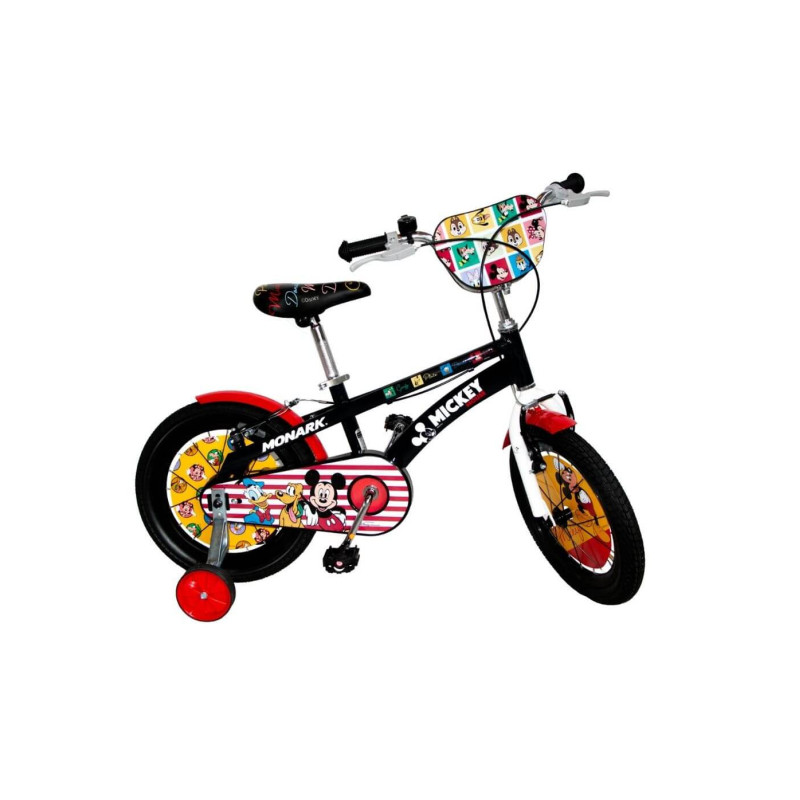 Bicicleta Aro 16 Mickey Happy Negro MONARK - jobbi
