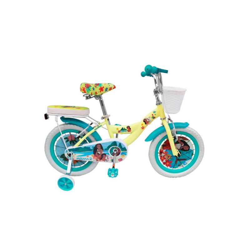 Bicicleta Aro 16 Moana Flowers Amarillo MONARK - jobbi Bicicleta Aro 16 Moana Flowers Amarillo MONARK - jobbi