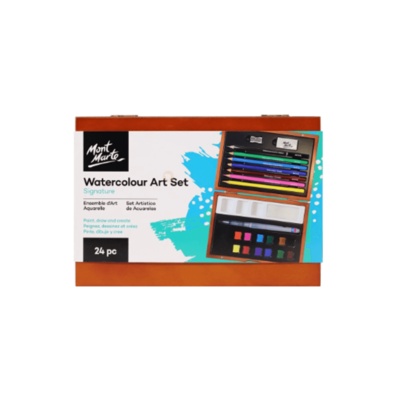 Set de Acuarelas Signature 24Pzs MONT MARTE - Jobbi Set de Acuarelas Signature 24Pzs MONT MARTE - Jobbi
