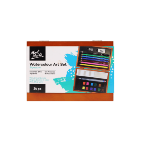 Set de Acuarelas Signature 24Pzs MONT MARTE - Jobbi
