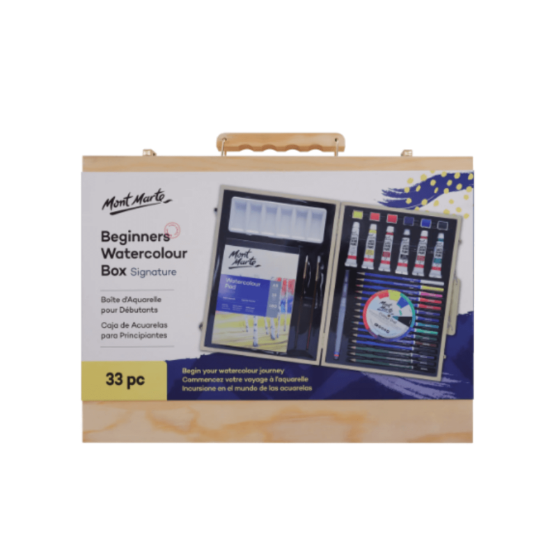 Set de Acuarela de 33Pzs MONT MARTE - Jobbi Set de Acuarela de 33Pzs MONT MARTE - Jobbi