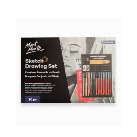 Set de Lapices de Dibujo Sketching X30 MONT MARTE -  jobbi