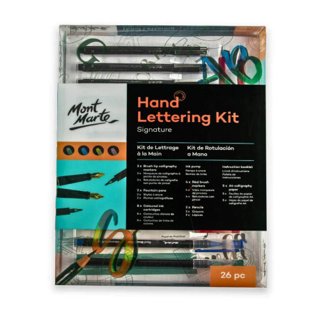 Set de kit  Lettering 26 piezas MONT MARTE - jobbi