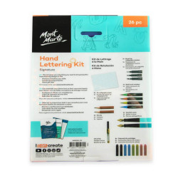 Set de kit  Lettering 26 piezas MONT MARTE - jobbi