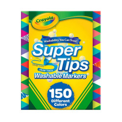 Caja de 150 Colores Super Tips CRAYOLA - jobbi
