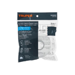 Cinta Platica de Doble Cara, Transparente FIVE STICK  - jobbi