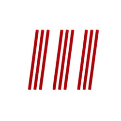 Cinta Reflectiva Strips Roja 3M -jobbi