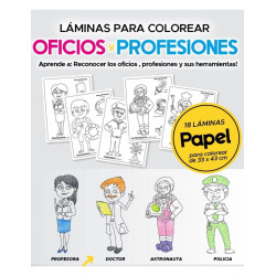 Lamina Oficios y Profesionales YO JUEGO -  jobbi