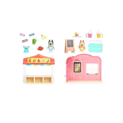 Juego de Bluey Serie 10 Heladeria y Mercado Agricultores SURT- jobbi