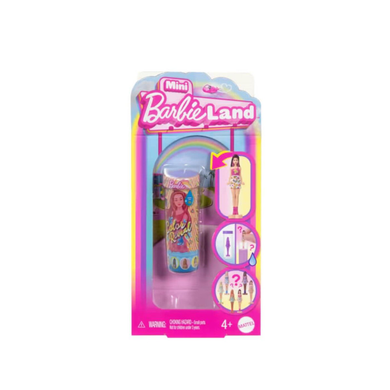 Barbie Mini juegos BarbieLand Color Reveal SURT - jobbi