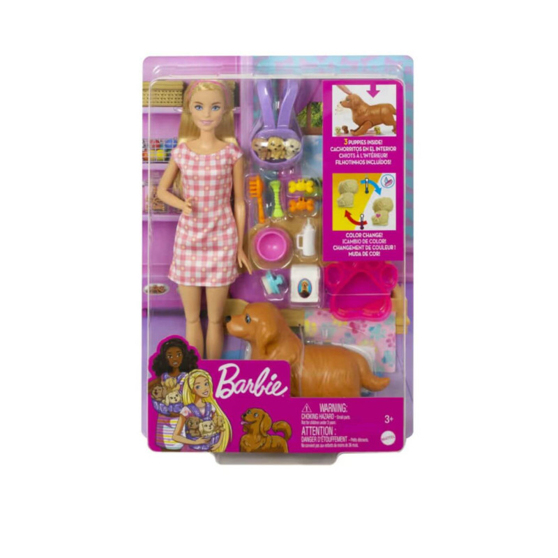 Muñeca y Mascotas de Barbie - jobbi