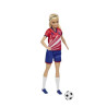 Muñeca Barbie Futbolista Camisa Roja - jobbi