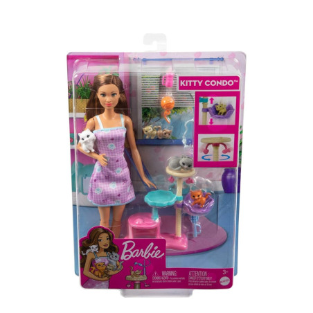 Muñeca de Barbie y sus Gatitos - jobbi