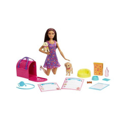 Muñeca Barbie Adopta un Perrito -  jobbi