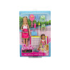 Muñecas de Barbie Stacie y Chelsea Juego de tenis - jobbi