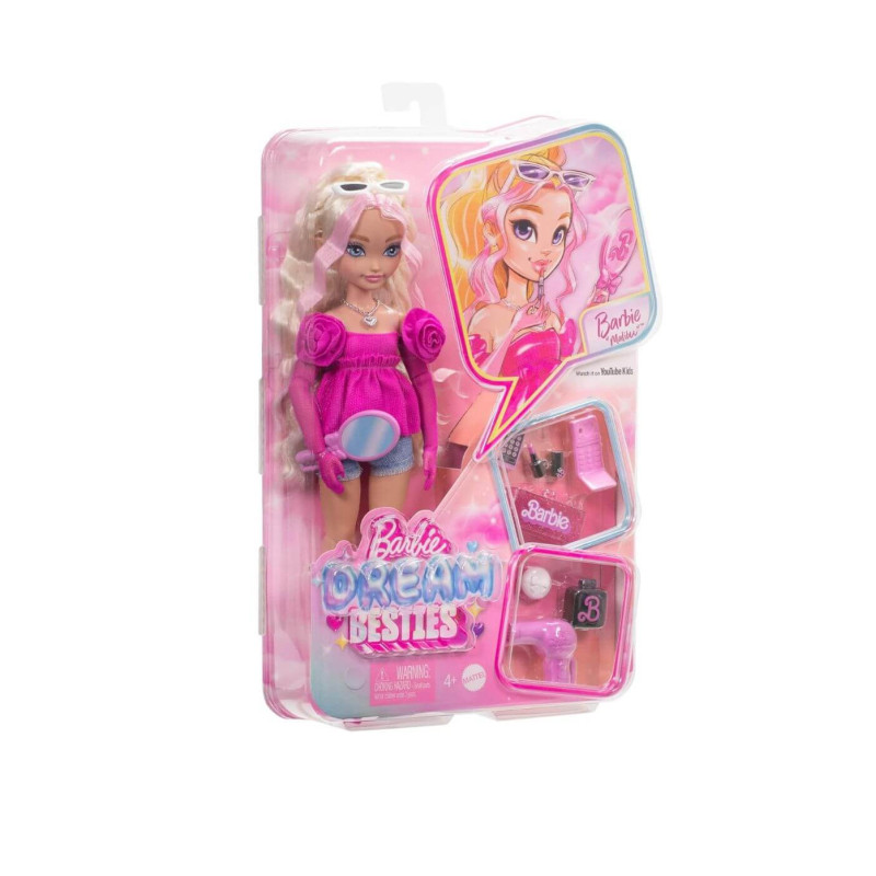 Barbie Muñeca de Moda, Malibu con Cabello Rubio Ondulado - jobbi