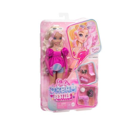 Barbie Muñeca de Moda, Malibu con Cabello Rubio Ondulado - jobbi