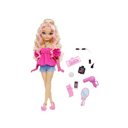 Barbie Muñeca de Moda, Malibu con Cabello Rubio Ondulado - jobbi