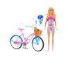 Muñeca Barbie de Paseo en Bicicleta - jobbi