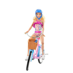 Muñeca Barbie de Paseo en Bicicleta - jobbi