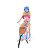 Muñeca Barbie de Paseo en Bicicleta - jobbi
