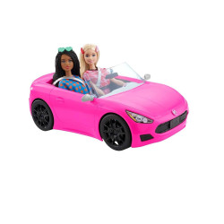 Coche Descapotable Rosa BARBIE - jobbi